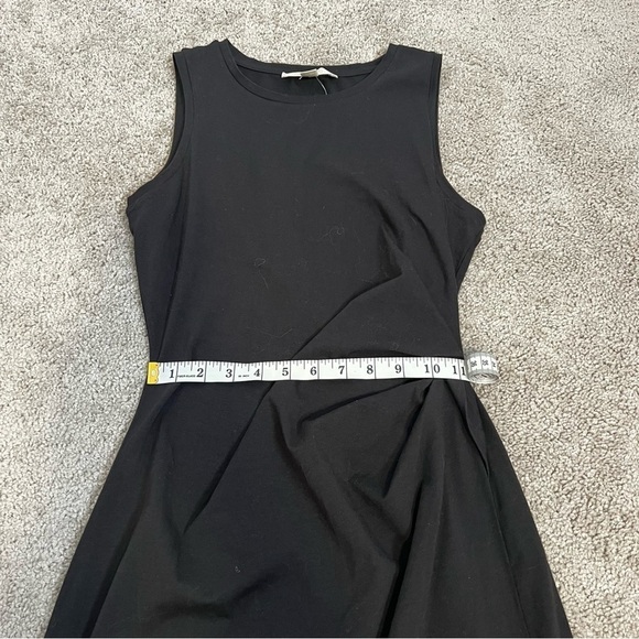 NWT! Michael MICHAEL KORS Black Asymmetric Hem Sleeveless Dress. Size Small. - Picture 9 of 15